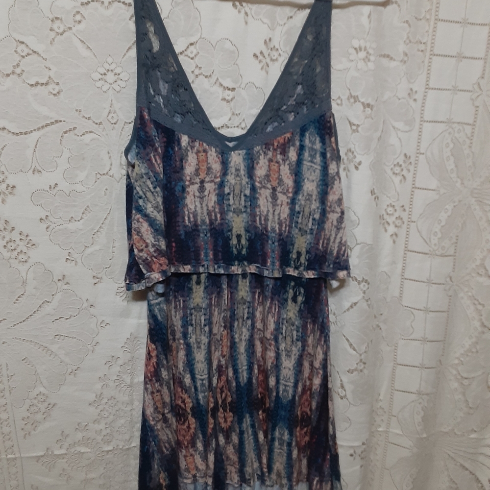 ECOTE Mini Dress Lace Urban Outfitters